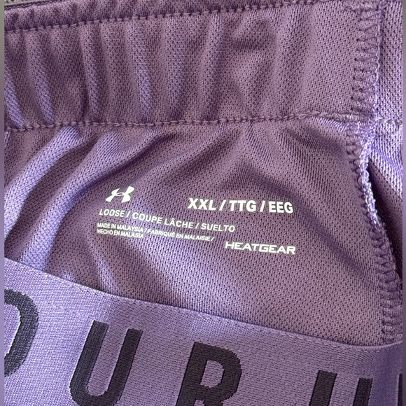 EUC Women's Under Armour Play Up
3.0 Shorts- Black Misty Purple - Picture 14 of 16